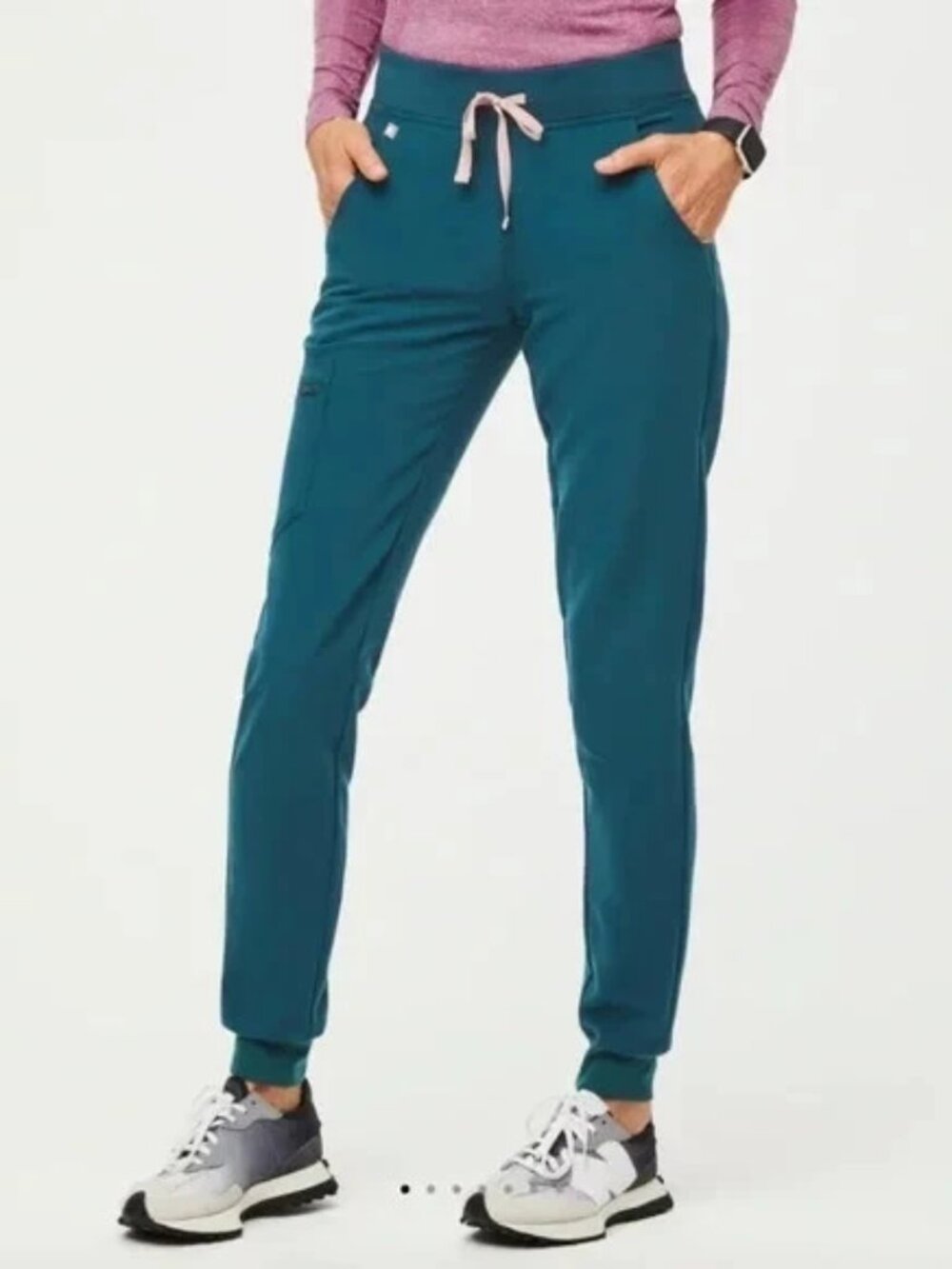Figs Women's Zamora Joggers in Caribbean Blue